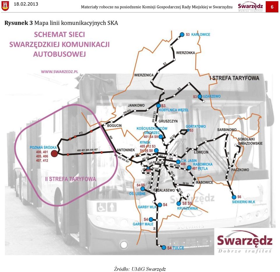 w Swarzędzu 6 Rysunek 3 Mapa linii