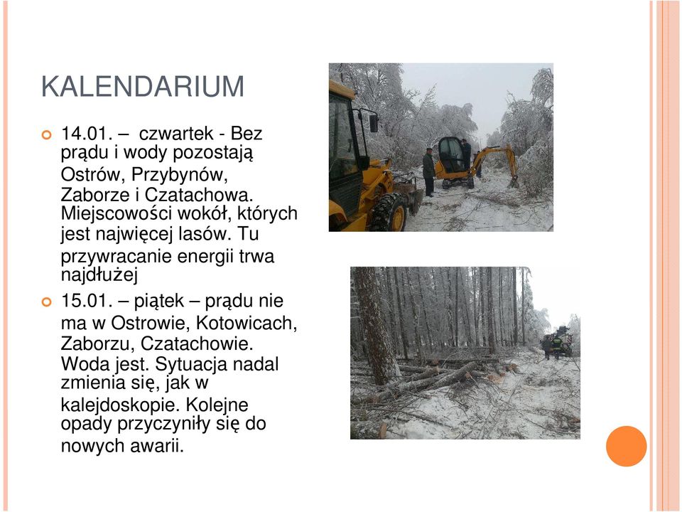 Tu przywracanie energii trwa najdłuŝej 15.01.