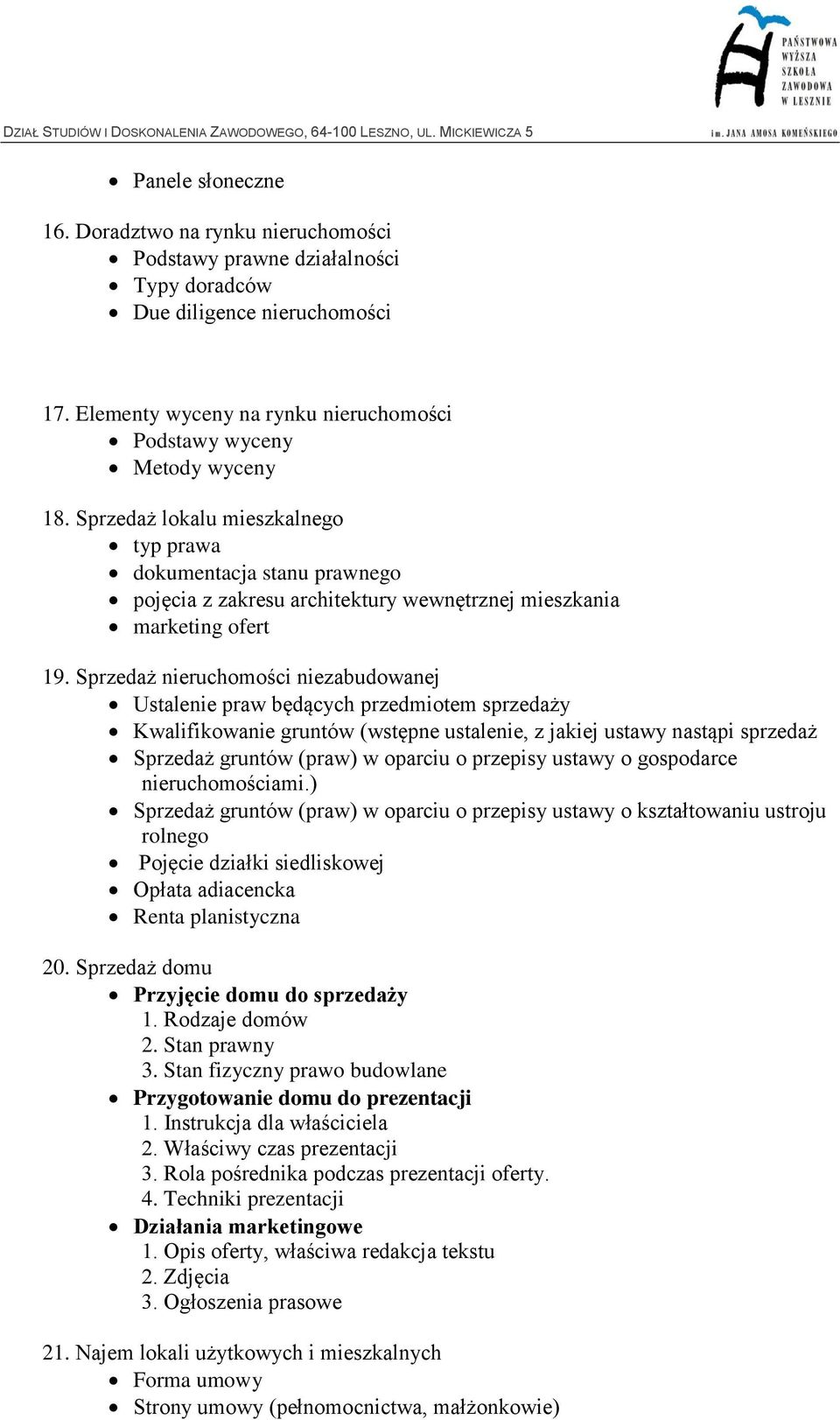 Sprzedaż lokalu mieszkalnego typ prawa dokumentacja stanu prawnego pojęcia z zakresu architektury wewnętrznej mieszkania marketing ofert 19.