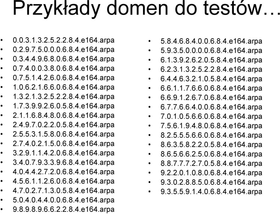 0.4.0.4.4.0.0.6.8.4.e164.arpa 9.8.9.8.9.6.6.2.2.8.4.e164.arpa 5.8.4.6.8.4.0.0.6.8.4.e164.arpa 5.9.3.5.0.0.0.0.6.8.4.e164.arpa 6.1.3.9.2.6.2.0.5.8.4.e164.arpa 6.2.3.1.3.2.5.2.2.8.4.e164.arpa 6.4.4.6.3.2.1.0.5.8.4.e164.arpa 6.6.1.1.7.