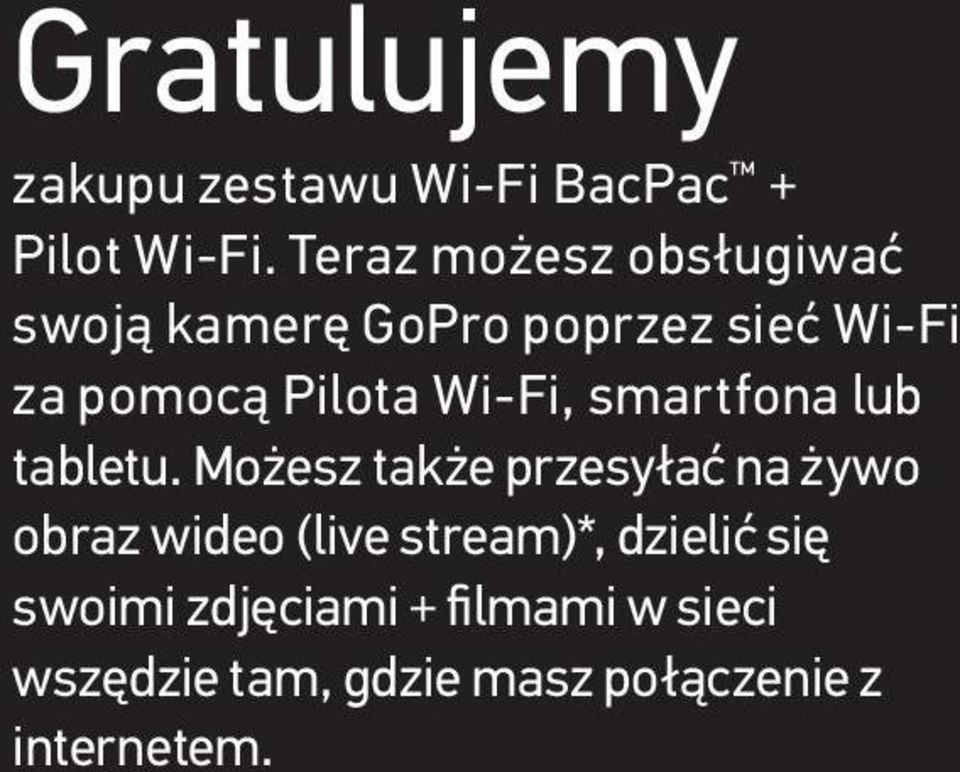 Wi-Fi, smartfona lub tabletu.