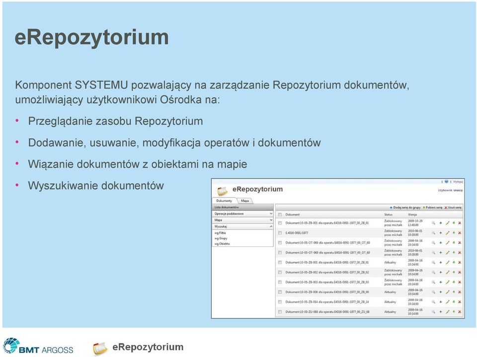 Przeglądanie zasobu Repozytorium Dodawanie, usuwanie, modyfikacja