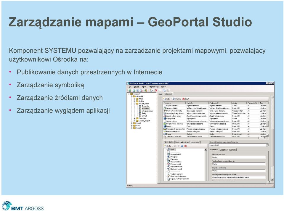 Ośrodka na: Publikowanie danych przestrzennych w Internecie