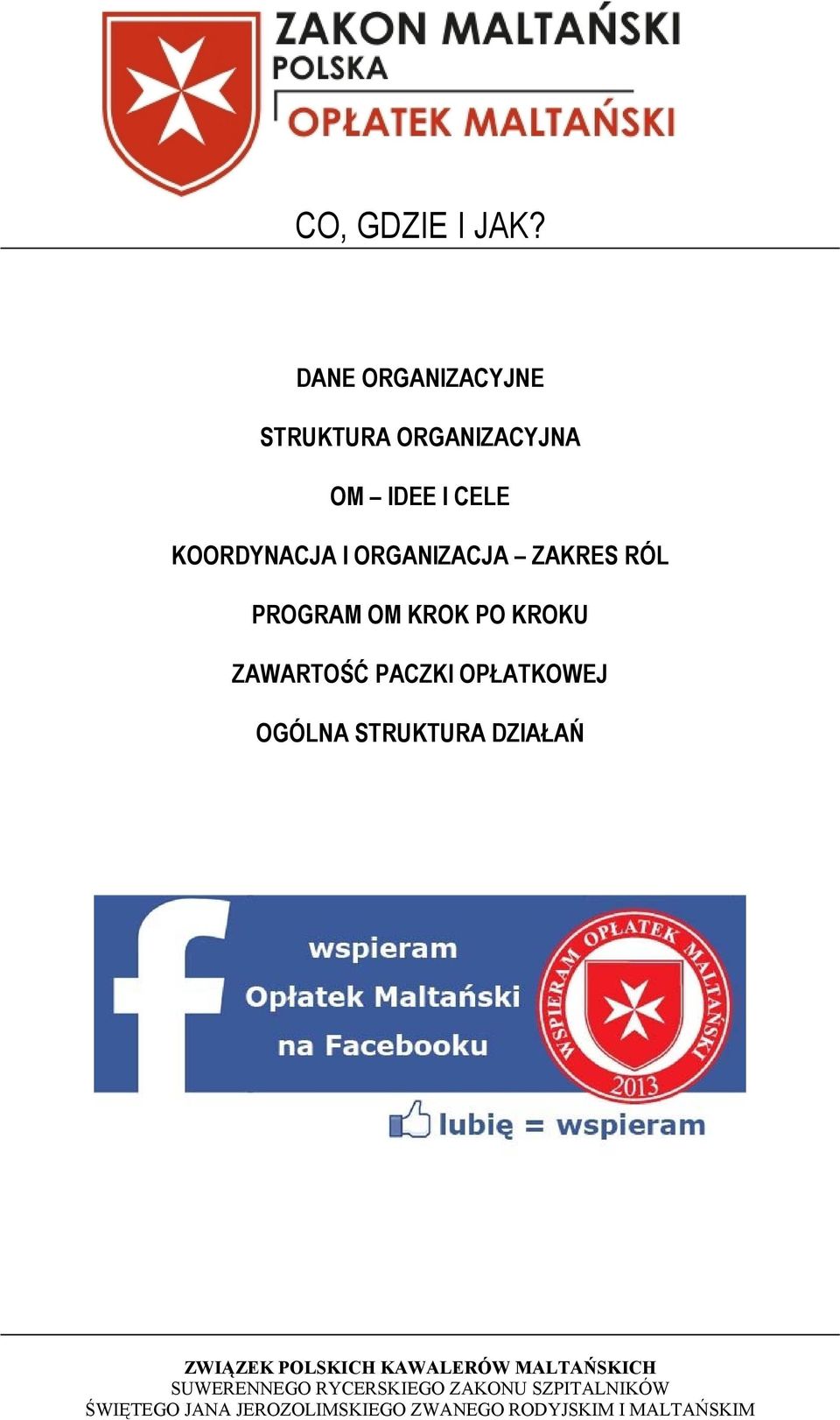 ZAKRES RÓL PROGRAM OM KROK PO KROKU