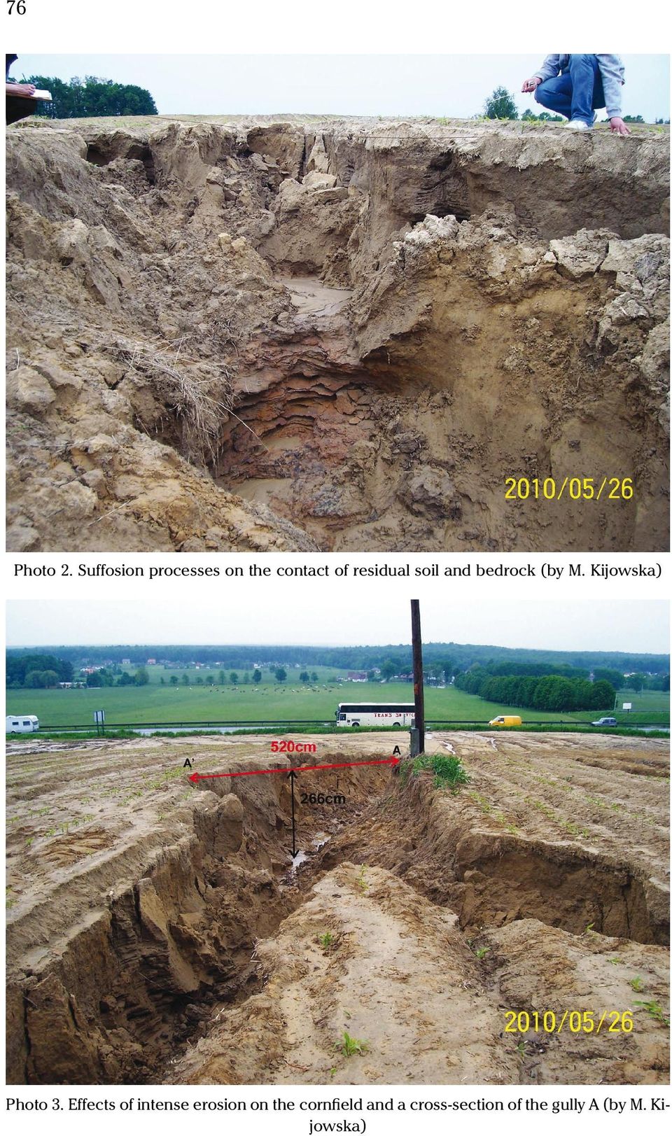 soil and bedrock (by M. Kijowska) Photo 3.