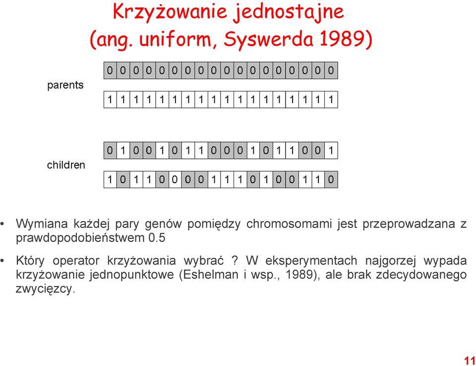 jest przeprowadzana z prawdopodobieństwem 0.