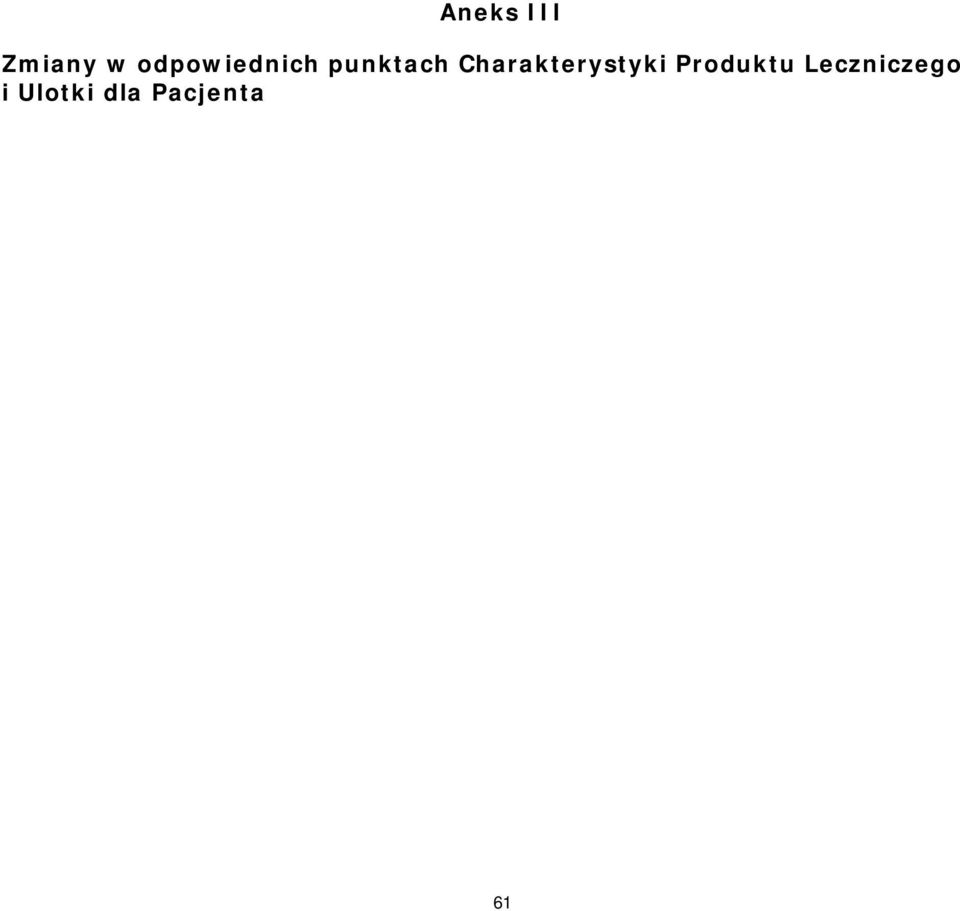 Charakterystyki Produktu