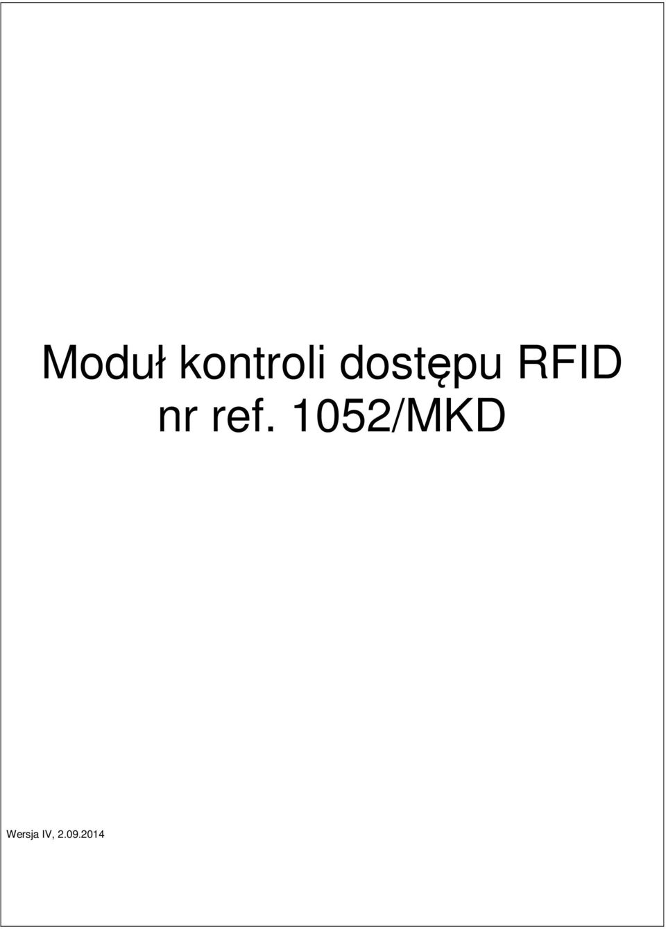 ref. 1052/MKD