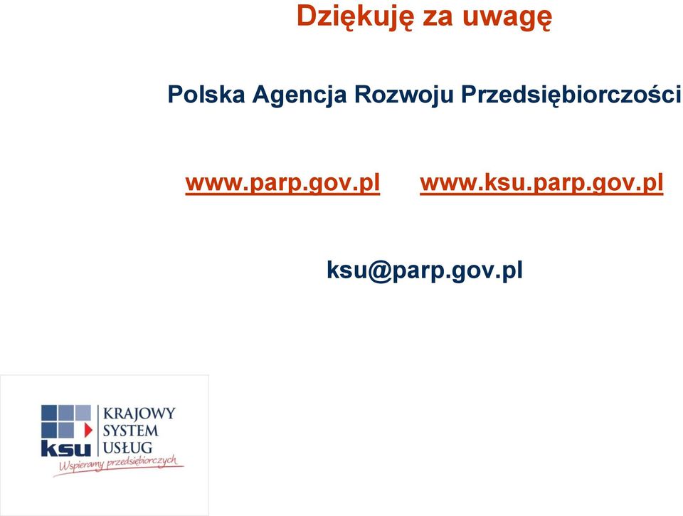 Przedsiębiorczości www.parp.