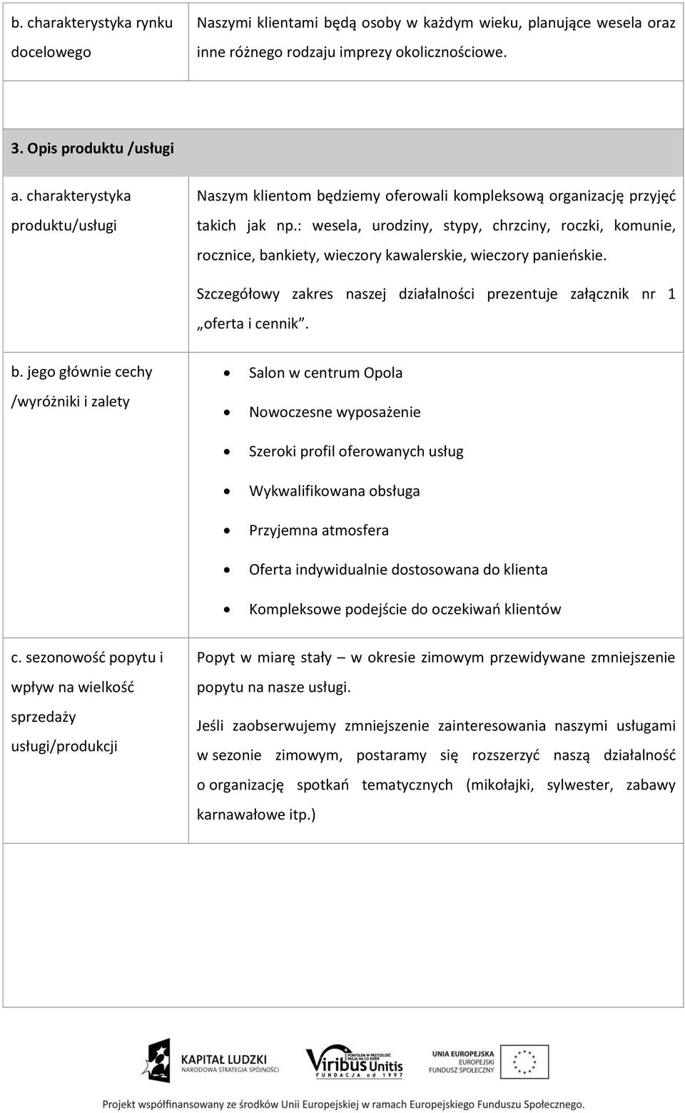 : wesela, urodziny, stypy, chrzciny, roczki, komunie, rocznice, bankiety, wieczory kawalerskie, wieczory panieńskie. Szczegółowy zakres naszej działalności prezentuje załącznik nr 1 oferta i cennik.