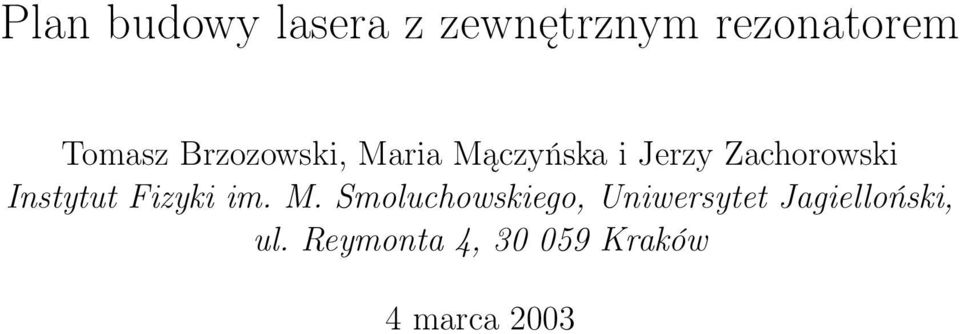 Instytut Fizyki im. M.