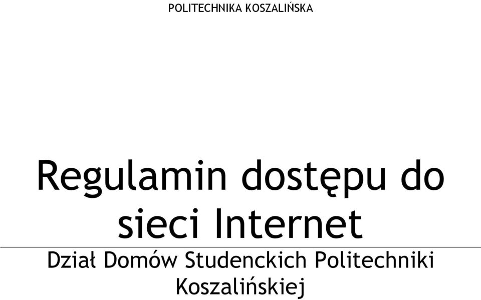 Internet Dział Domów