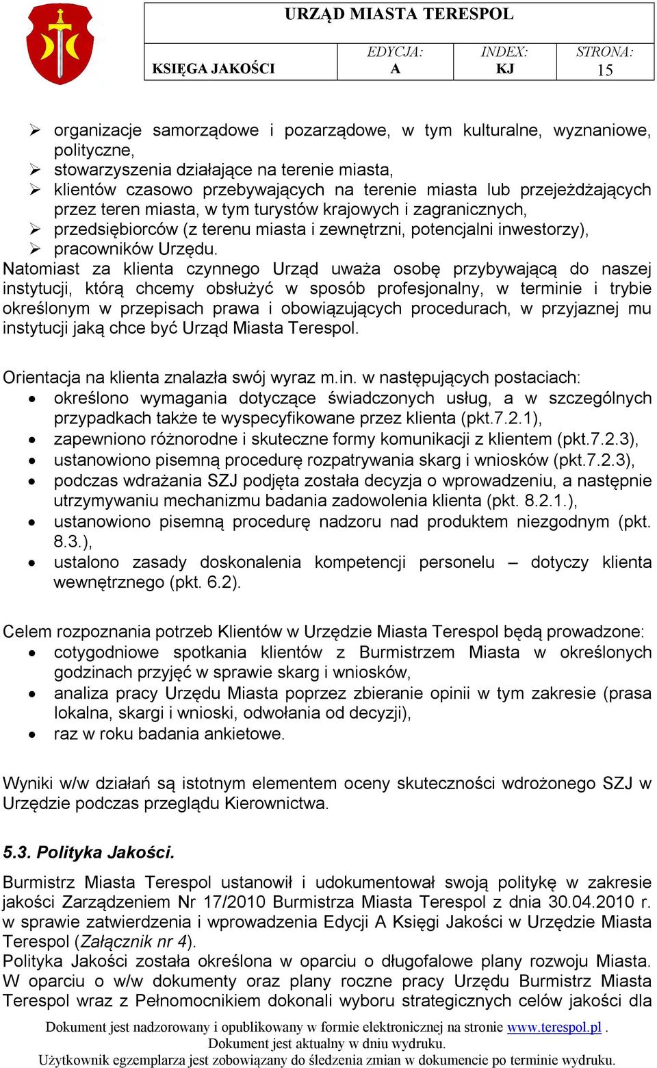 Urzędu.
