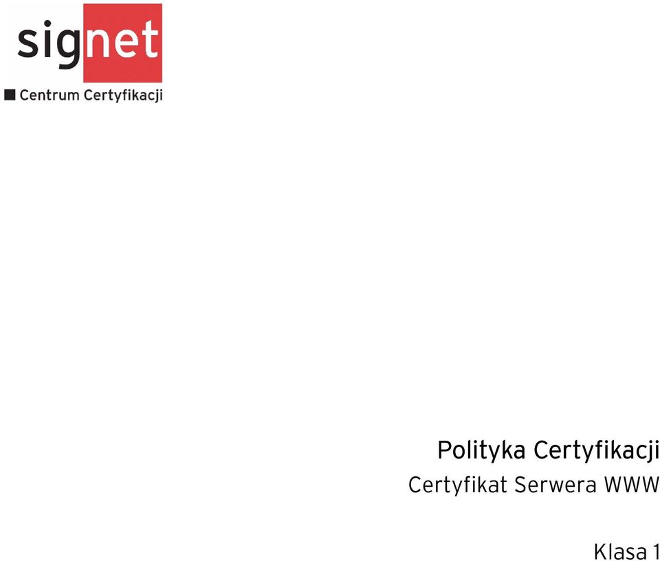 Certyfikat