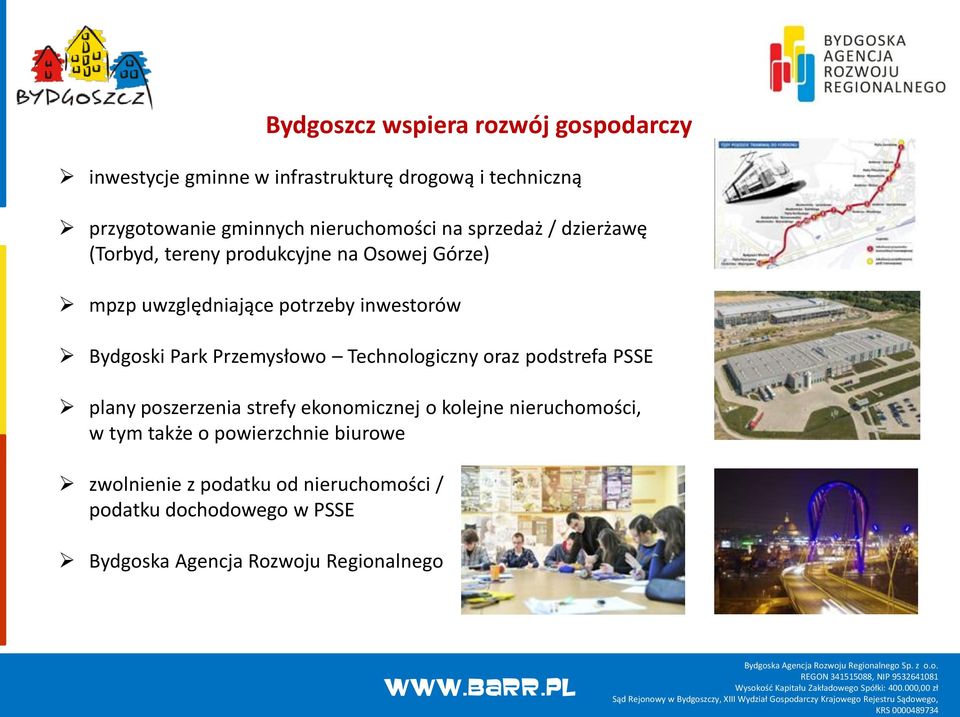 Bydgoski Park Przemysłowo Technologiczny oraz podstrefa PSSE plany poszerzenia strefy ekonomicznej o kolejne nieruchomości, w