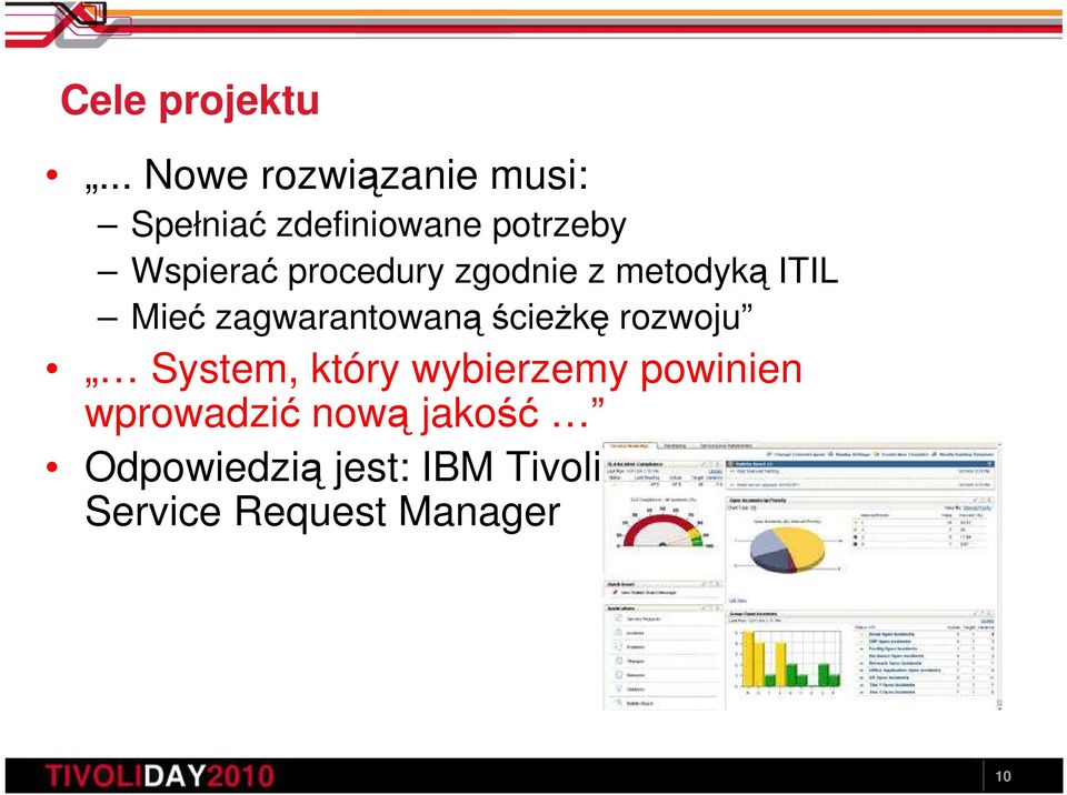 procedury zgodnie z metodyką ITIL Mieć zagwarantowaną ścieŝkę