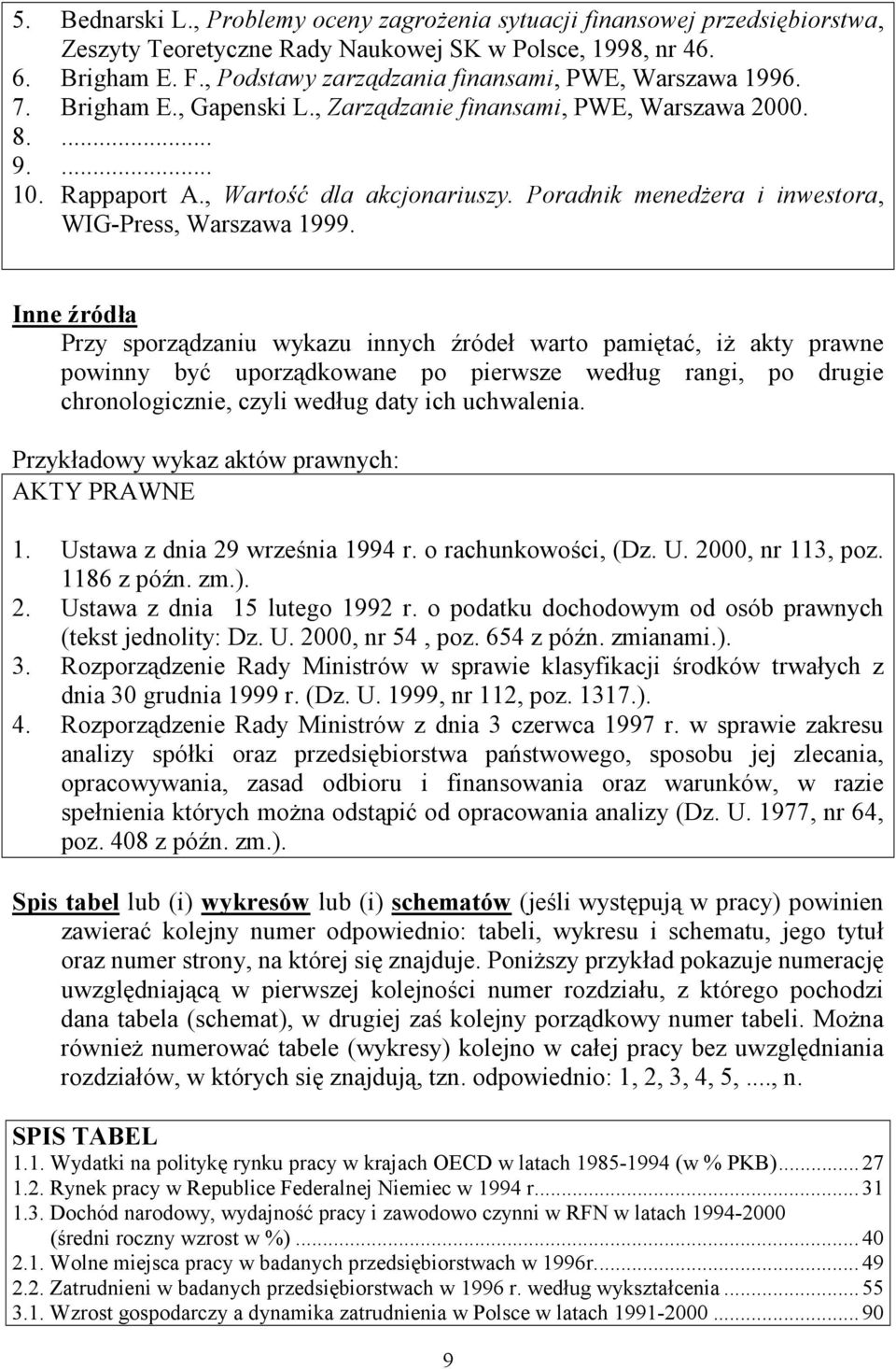Poradnik menedżera i inwestora, WIG-Press, Warszawa 1999.