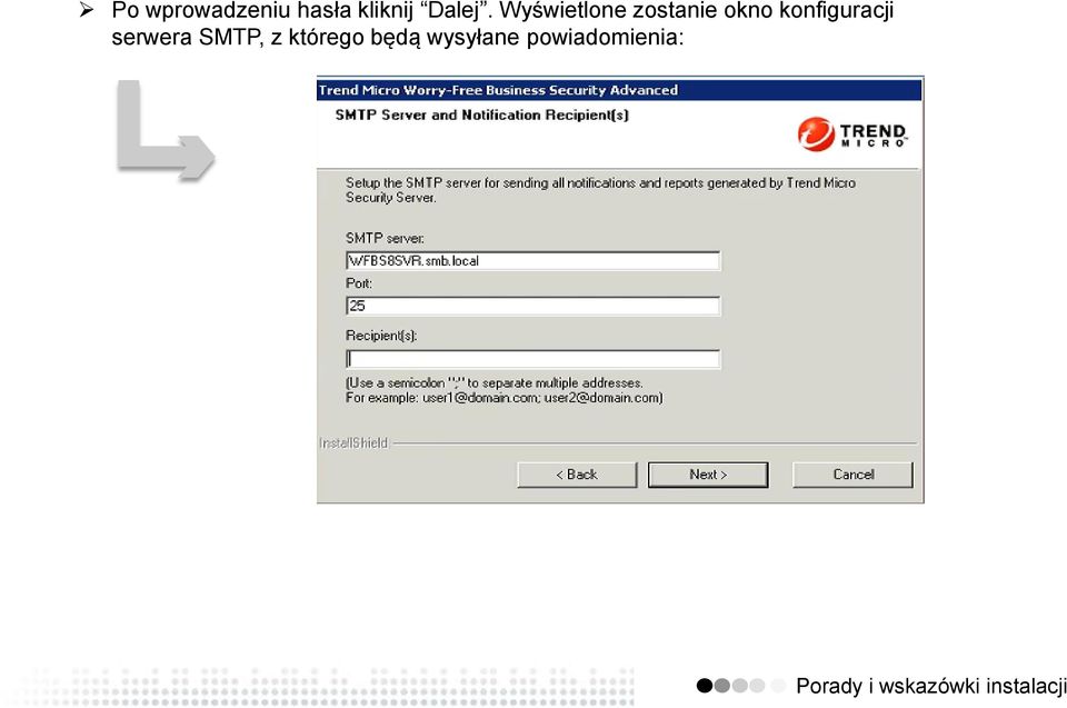 Wyświetlone zostanie okno