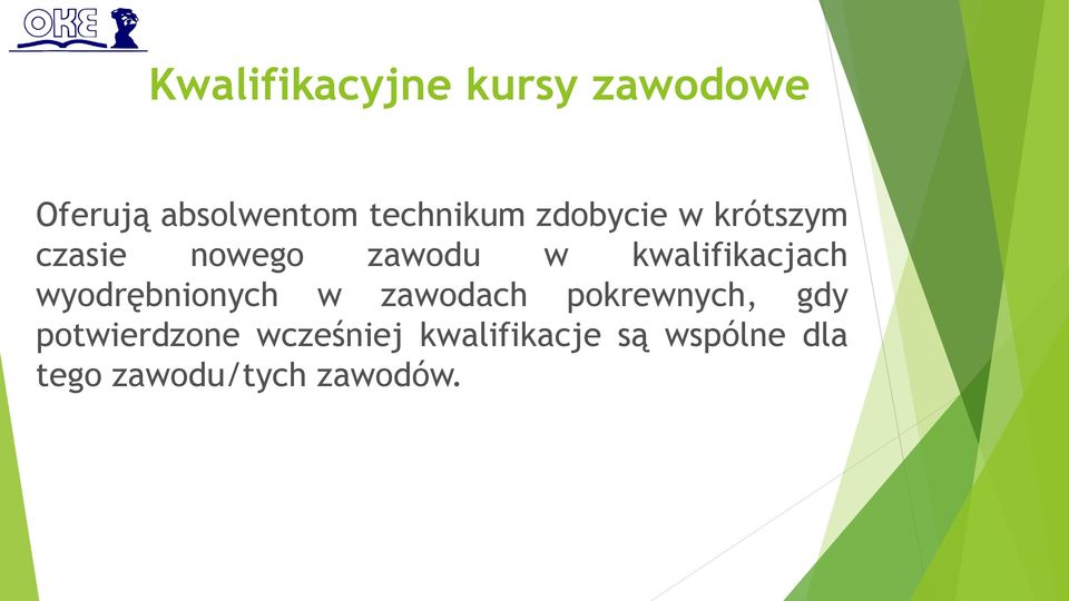 wyodrębnionych w zawodach pokrewnych, gdy