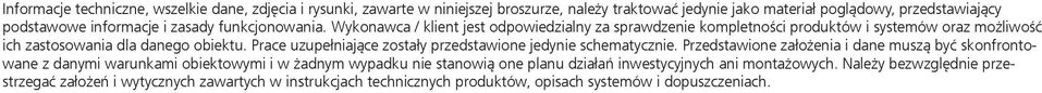 Prace uzupełniające zostały przedstawione jedynie schematycznie.