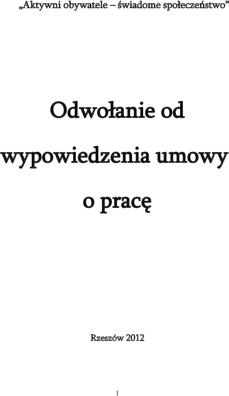 Odwołanie od