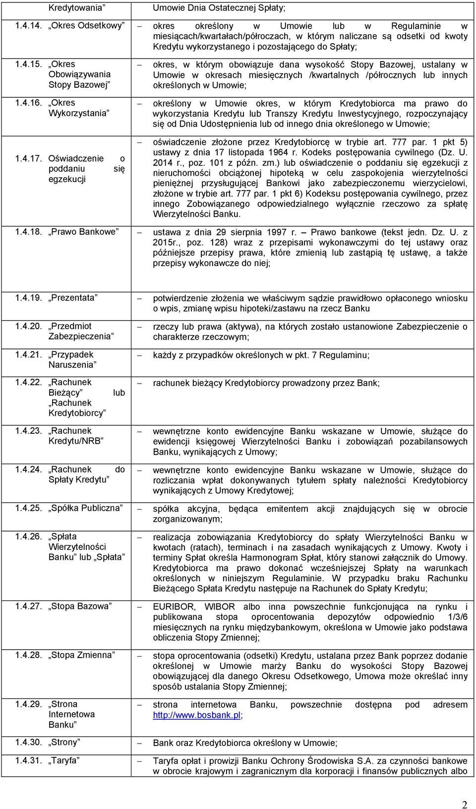 Okres Obowiązywania Stopy Bazowej 1.4.16.