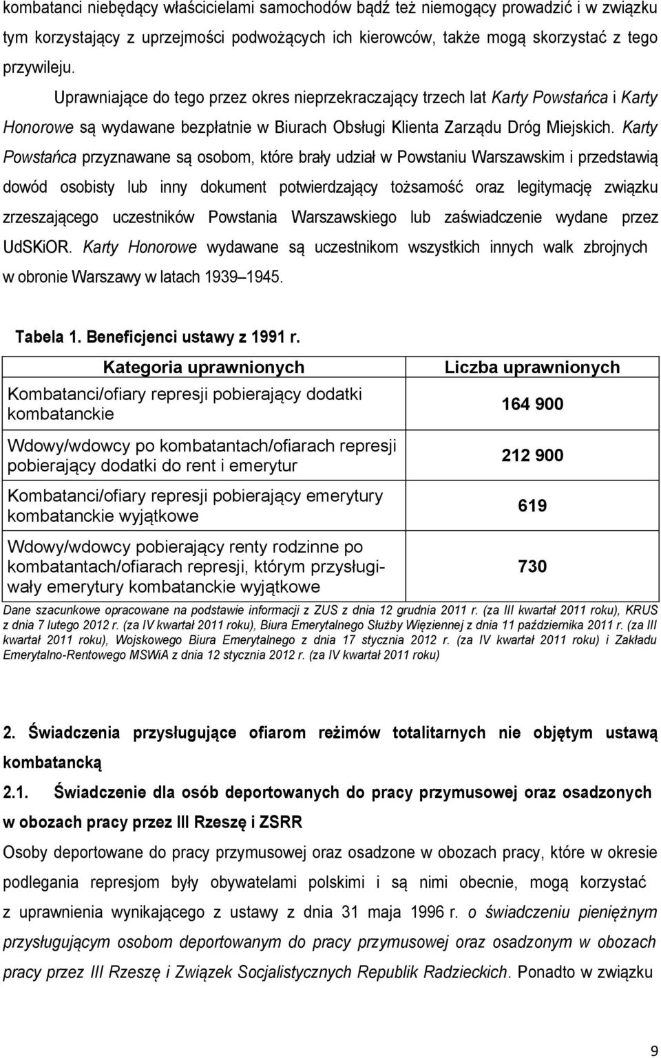 Karty Powstańca przyznawane są osobom, które brały udział w Powstaniu Warszawskim i przedstawią dowód osobisty lub inny dokument potwierdzający tożsamość oraz legitymację związku zrzeszającego