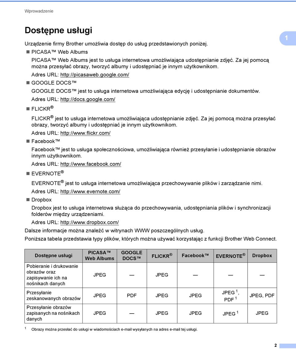 Adres URL: http://picasaweb.google.com/ GOOGLE DOCS GOOGLE DOCS jest to usługa internetowa umożliwiająca edycję i udostępnianie dokumentów. Adres URL: http://docs.google.com/ FLICKR FLICKR jest to usługa internetowa umożliwiająca udostępnianie zdjęć.