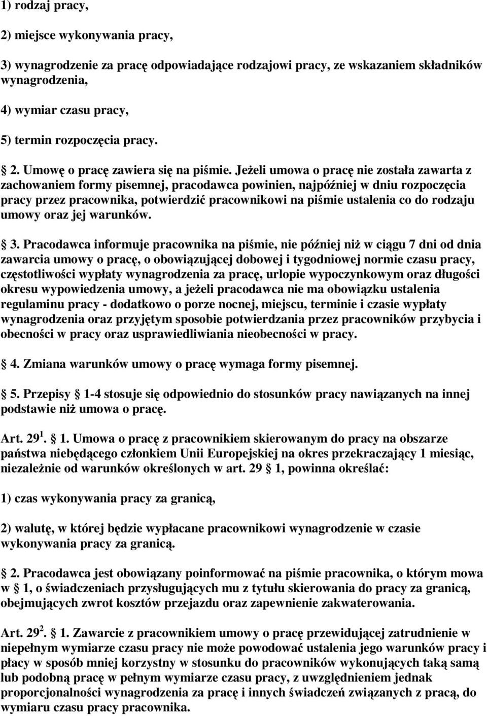 umowy oraz jej warunków. 3.
