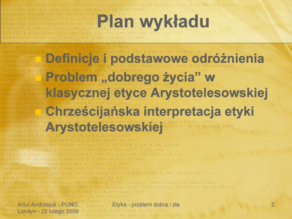 Arystotelesowskiej Chrześcijańska interpretacja