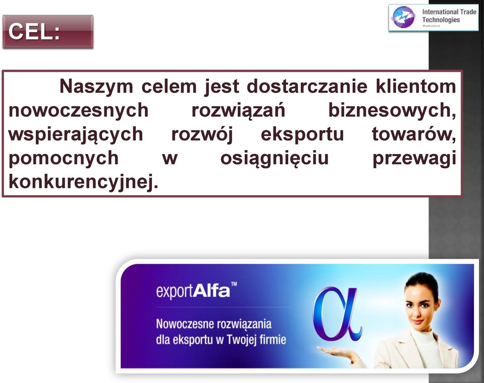 biznesowych, wspierających rozwój