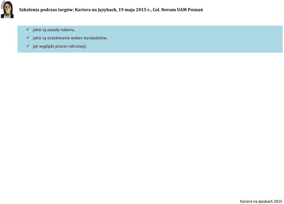 wobec kandydatów, jak