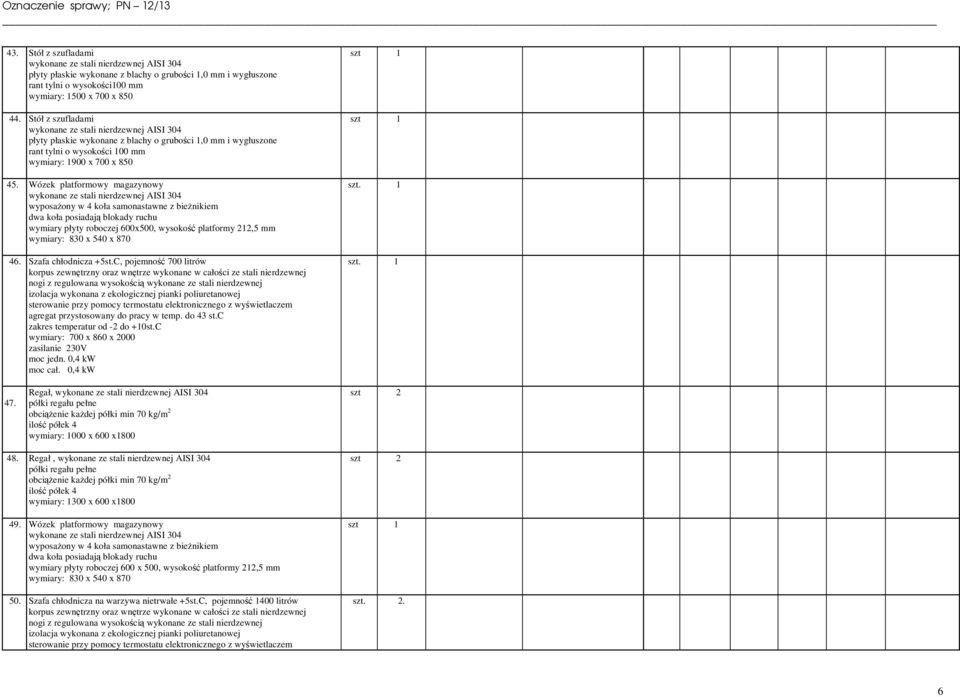 Wózek platformowy magazynowy wyposażony w 4 koła samonastawne z bieżnikiem dwa koła posiadają blokady ruchu wymiary płyty roboczej 600x500, wysokość platformy 212,5 mm wymiary: 830 x 540 x 870 46.