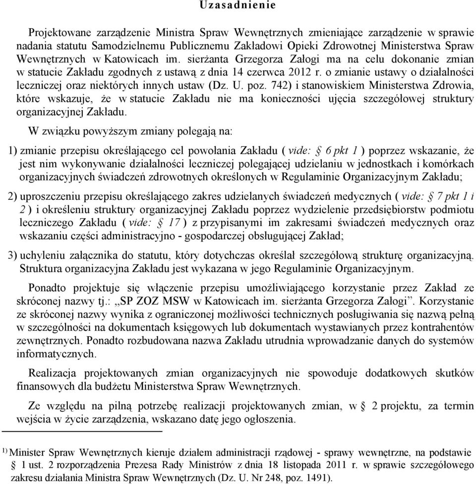 o zmianie ustawy o działalności leczniczej oraz niektórych innych ustaw (Dz. U. poz.