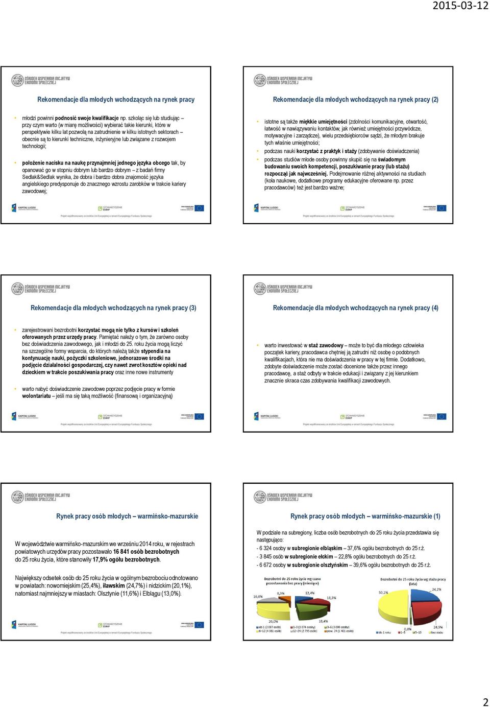 techniczne, inżynieryjne lub związane z rozwojem technologii; położenie nacisku na naukę przynajmniej jednego języka obcego tak, by opanować go w stopniu dobrym lub bardzo dobrym z badań firmy