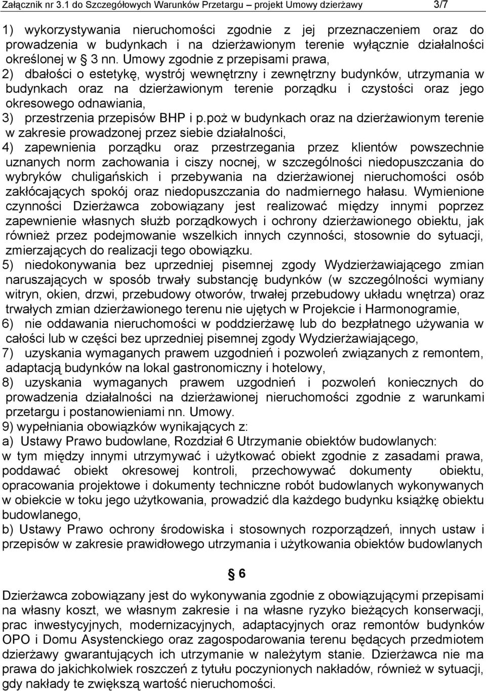 działalności określonej w 3 nn.