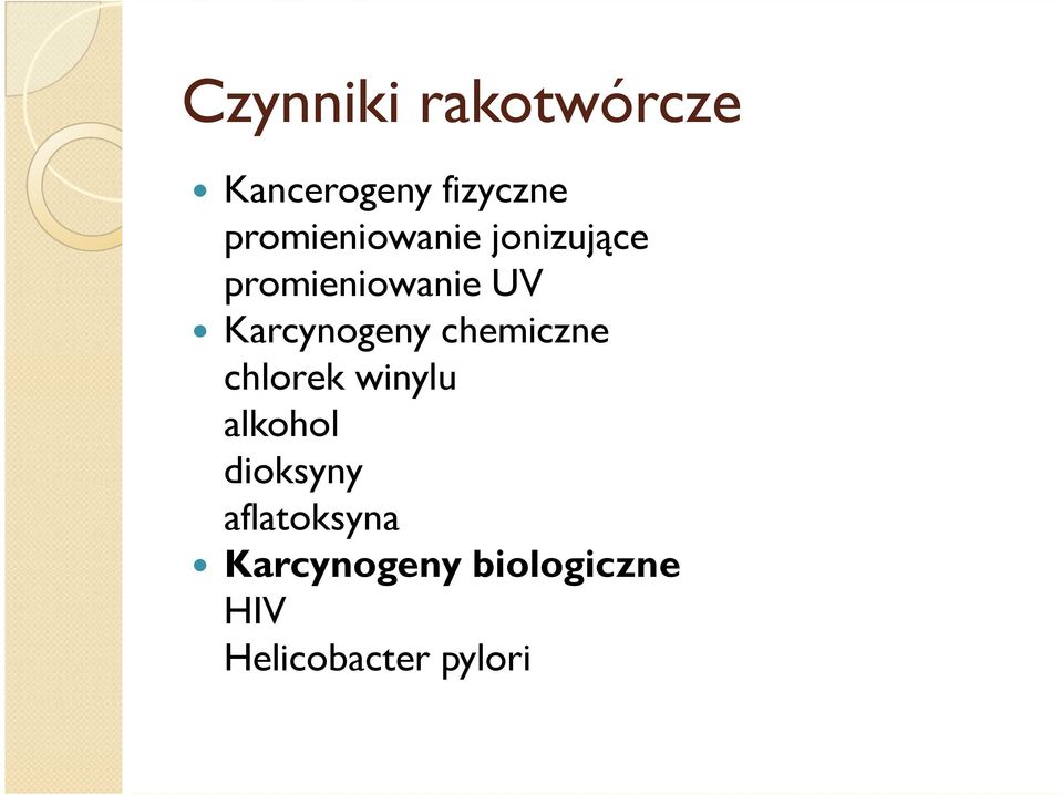 Karcynogeny chemiczne chlorek winylu alkohol