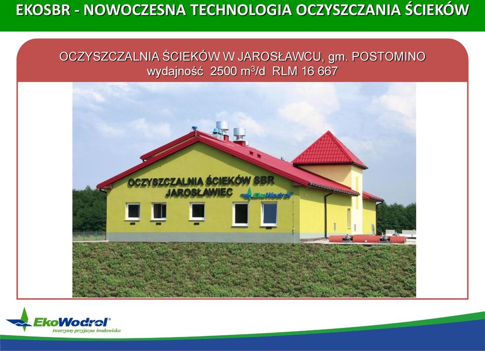 OCZYSZCZALNIA ŚCIEKÓW W