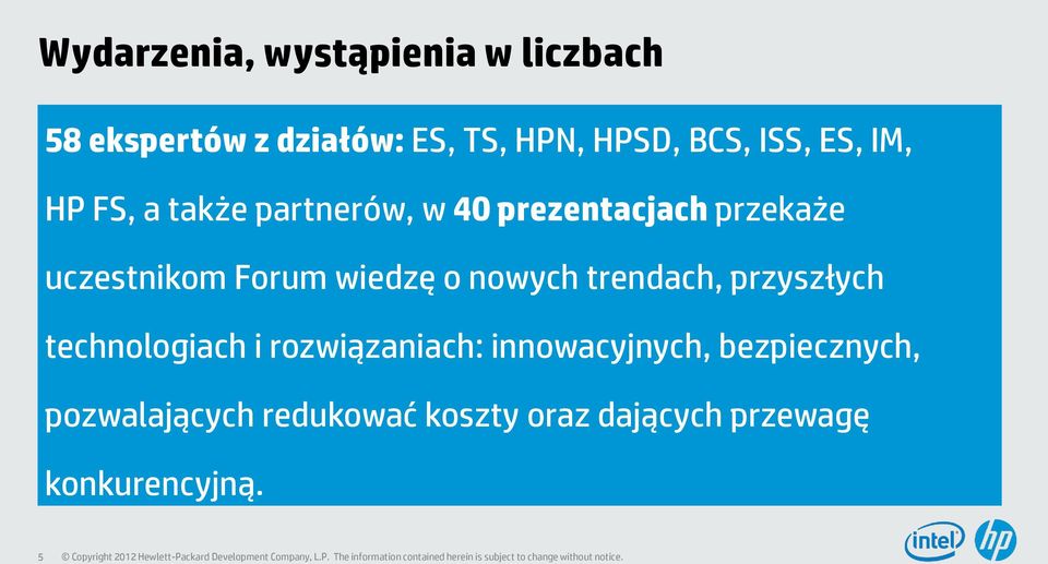 Forum wiedzę o nowych trendach, przyszłych technologiach i rozwiązaniach: