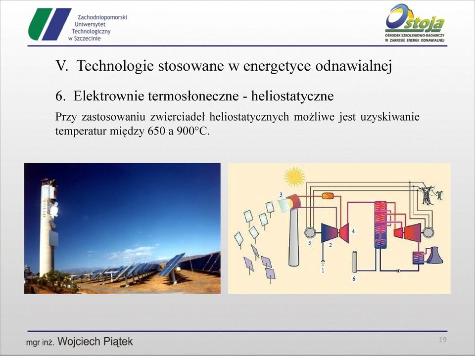 zwierciadeł heliostatycznych możliwe