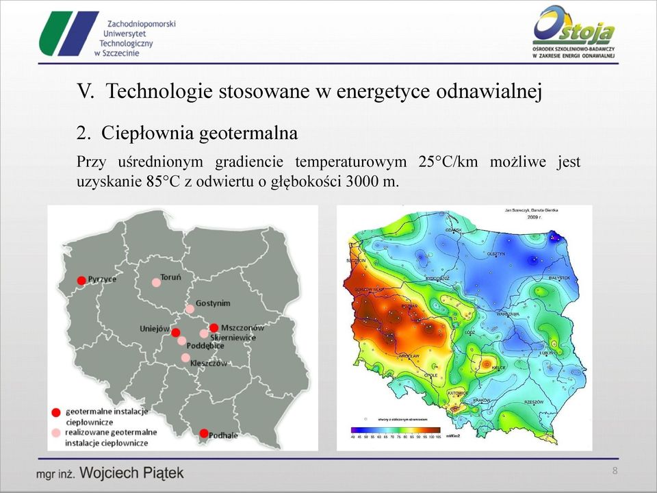 temperaturowym 25 C/km możliwe