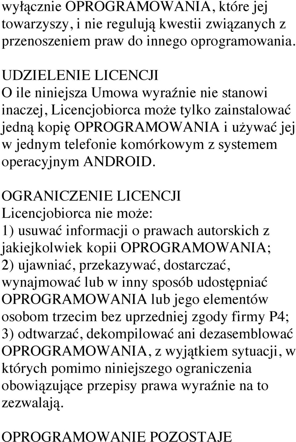 operacyjnym ANDROID.