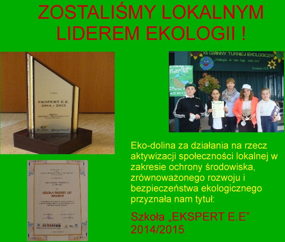 lokalnej w zakresie ochrony środowiska, zrównoważonego
