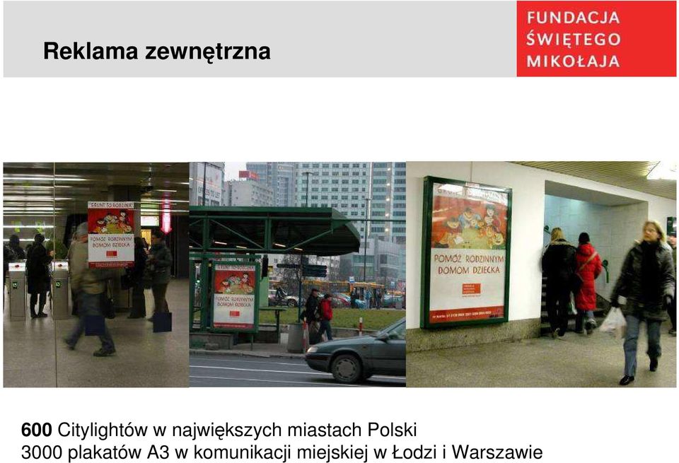 miastach Polski 3000 plakatów