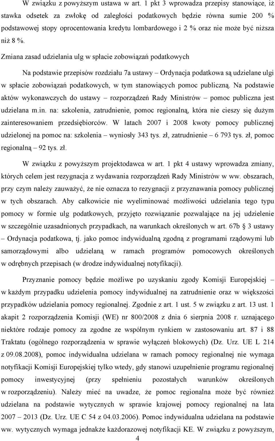 niższa niż 8 %.