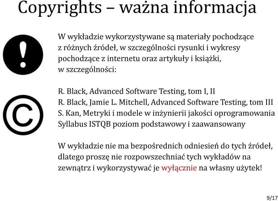 Mitchell, Advanced Software Testing, tom III S.