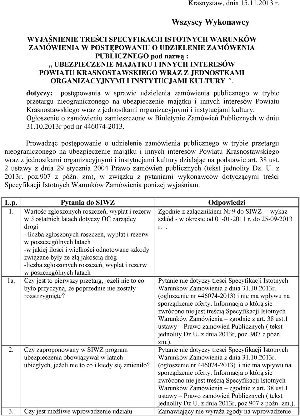KRASNOSTAWSKIEGO WRAZ Z JEDNOSTKAMI ORGANIZACYJNYMI I INSTYTUCJAMI KULTURY.