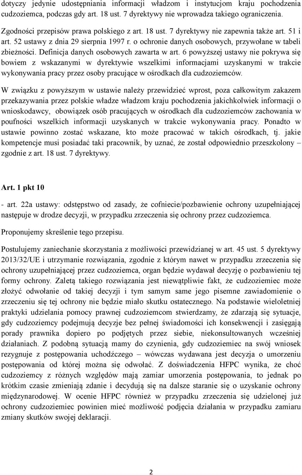 Definicja danych osobowych zawarta w art.