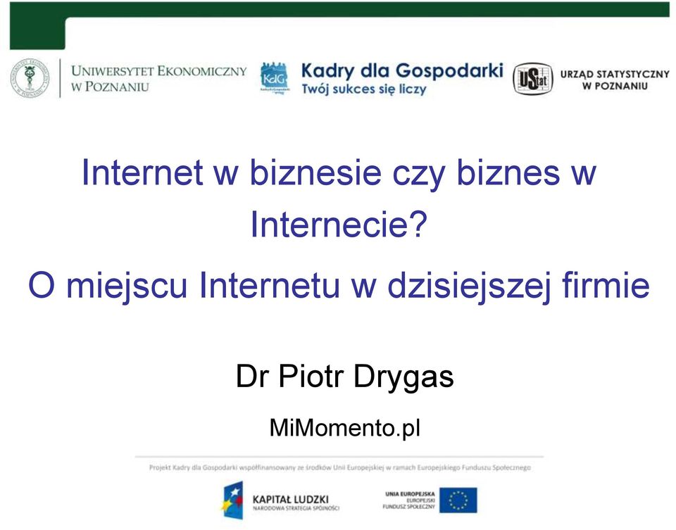 O miejscu Internetu w