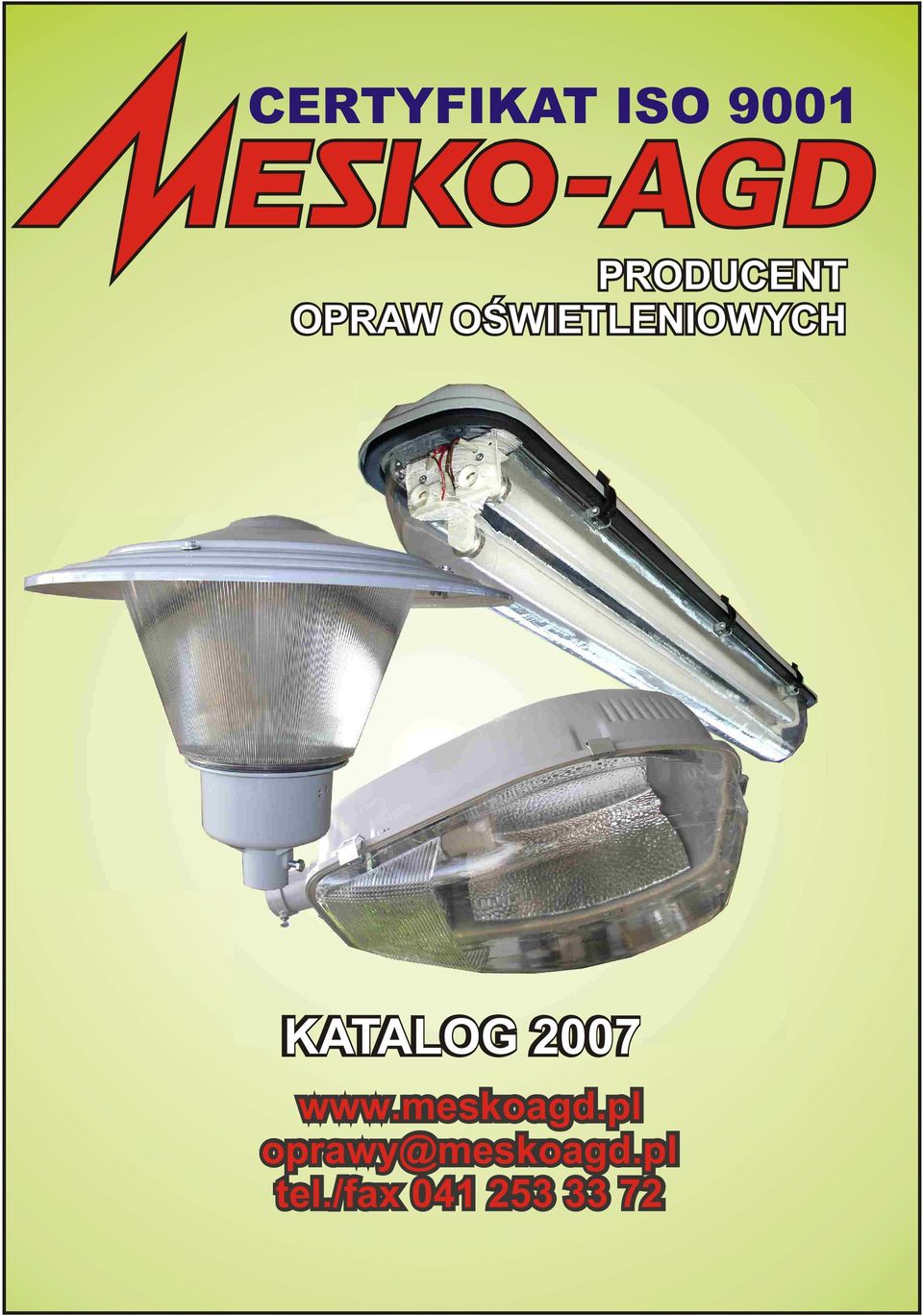 OŒWIETLENIOWYCH KATALOG